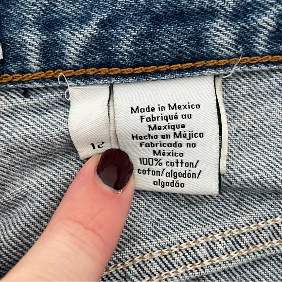 Vtg Calvin Klein Women's High Rise Straight Leg Jeans Mom Denim Medium Wash 12 - Picture 4 of 8